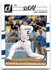 2017 Panini Donruss Roy Corey Seager Los Angeles Dodgers #106 Short Print