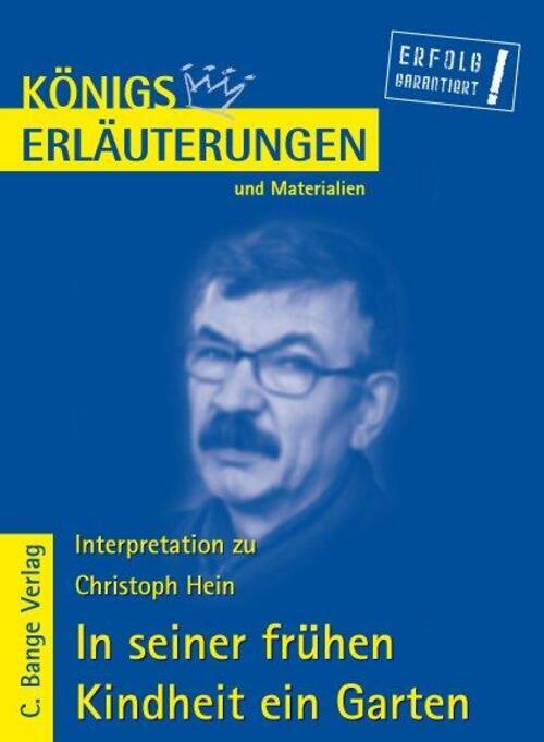 Thumbnail - Interpretation Zu Christoph Hein. In Seiner Frühen Kindheit Ein Garten