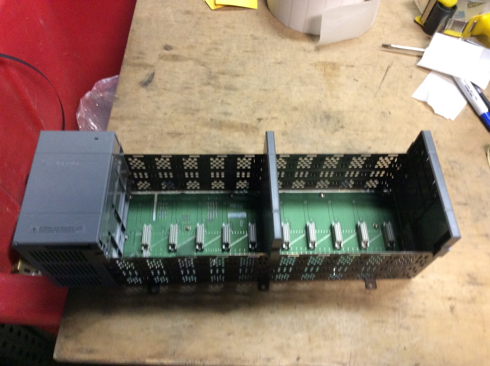 Allen-Bradley SLC 500 power supply 1746-P2, ser-C, 10 slot rack, 1746-A10, ser-B