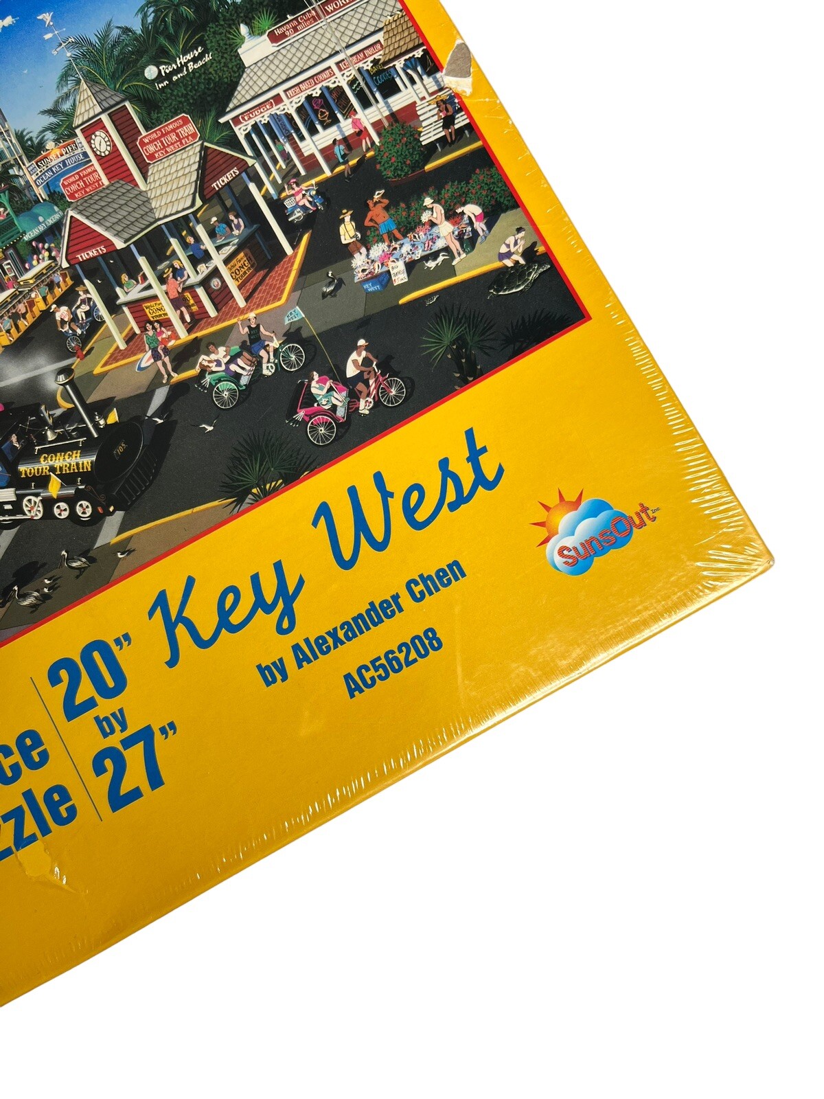 Key West Jigsaw Puzzle by Alexander Chen 1000 Piece 20” x 27” Key West