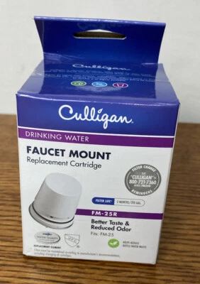 Culligan FM-25R Chrome Faucet Mount Replacement Filter Cartridge NEW! - Image 1 of 3