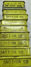 LOT OF 50 - Buss LITTLEFUSE Fuses 3AG 2/10A SB