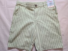 Boys' Chambray At the Knee Chino Shorts Cat  Jack Green Size 12