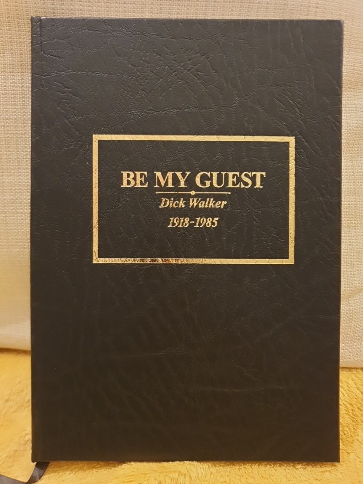 Signed X 2 Leatherbound Be My Guest Dick Walker Fishing Book Carp Redmire Pool