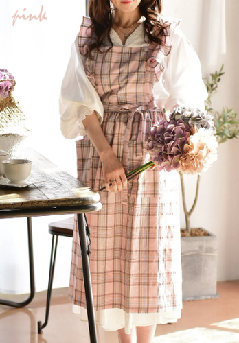 Premium Soft Cotton Apron with Pockets, Machine Washable, Chef, Kitchen, Cooking - Picture 5 of 8
