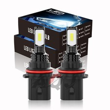 For Pontiac Grand Prix 1997-2003-9007 White Led Headlight Bulbs Hi-low Beam 2x