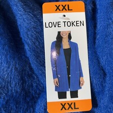 Love Token Womens Super Soft Cardigan