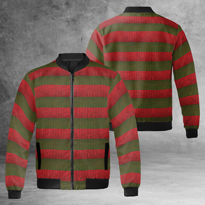 Freddy Krueger Cosplay Costume Nightmare On Elm Street Horror Jacket