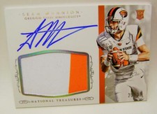 SEAN MANNION RC /25 ON CARD AUTO PANINI NATIONAL TREASURES FOOTBALL 2015 RARE
