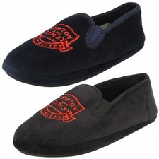 Mens Silent Night Coronation Street Slippers Newton Ridley
