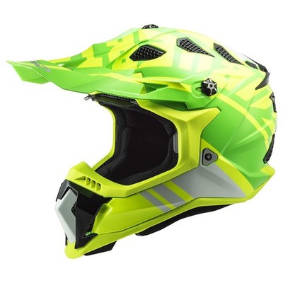 LS2 Helmets MX-Off Road Subverter Evo Gammax Helmet (Gloss Hi-Vis Yellow...