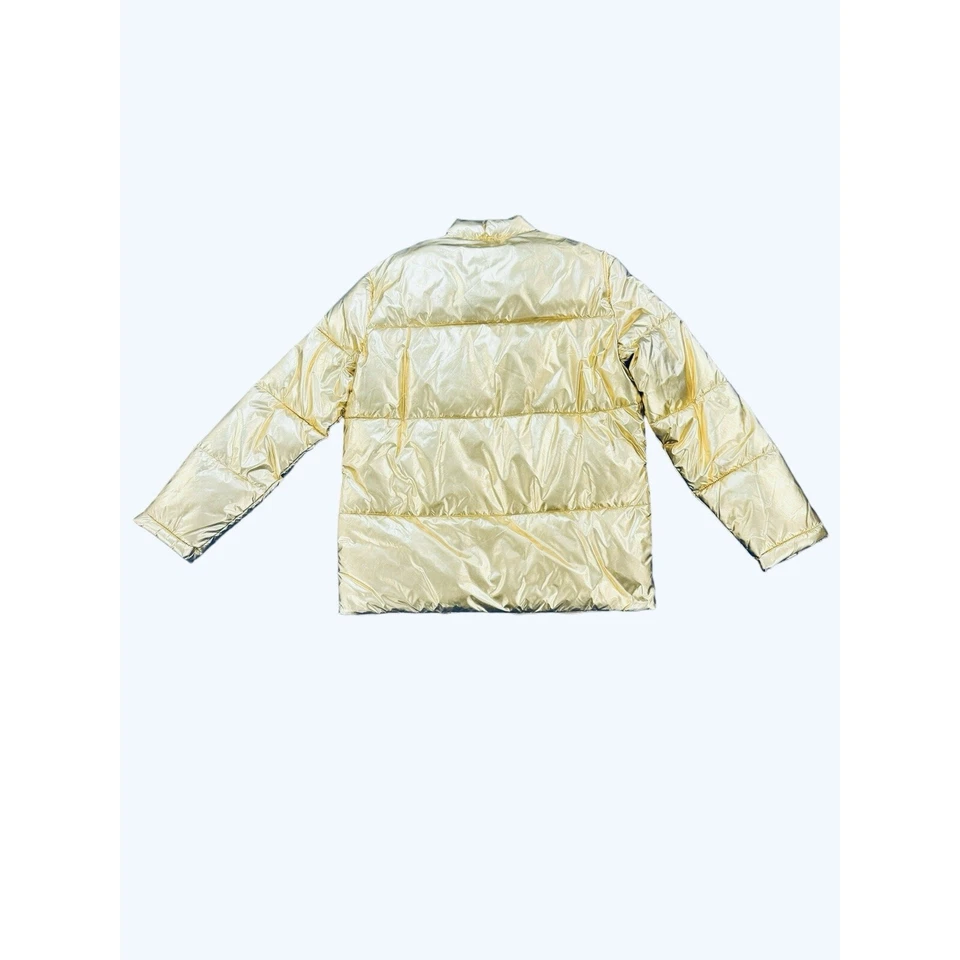 Chaqueta acolchada metálica dorada para hombre I.N.C International Concepts talla grande nueva con etiquetas Foto 2 de 4