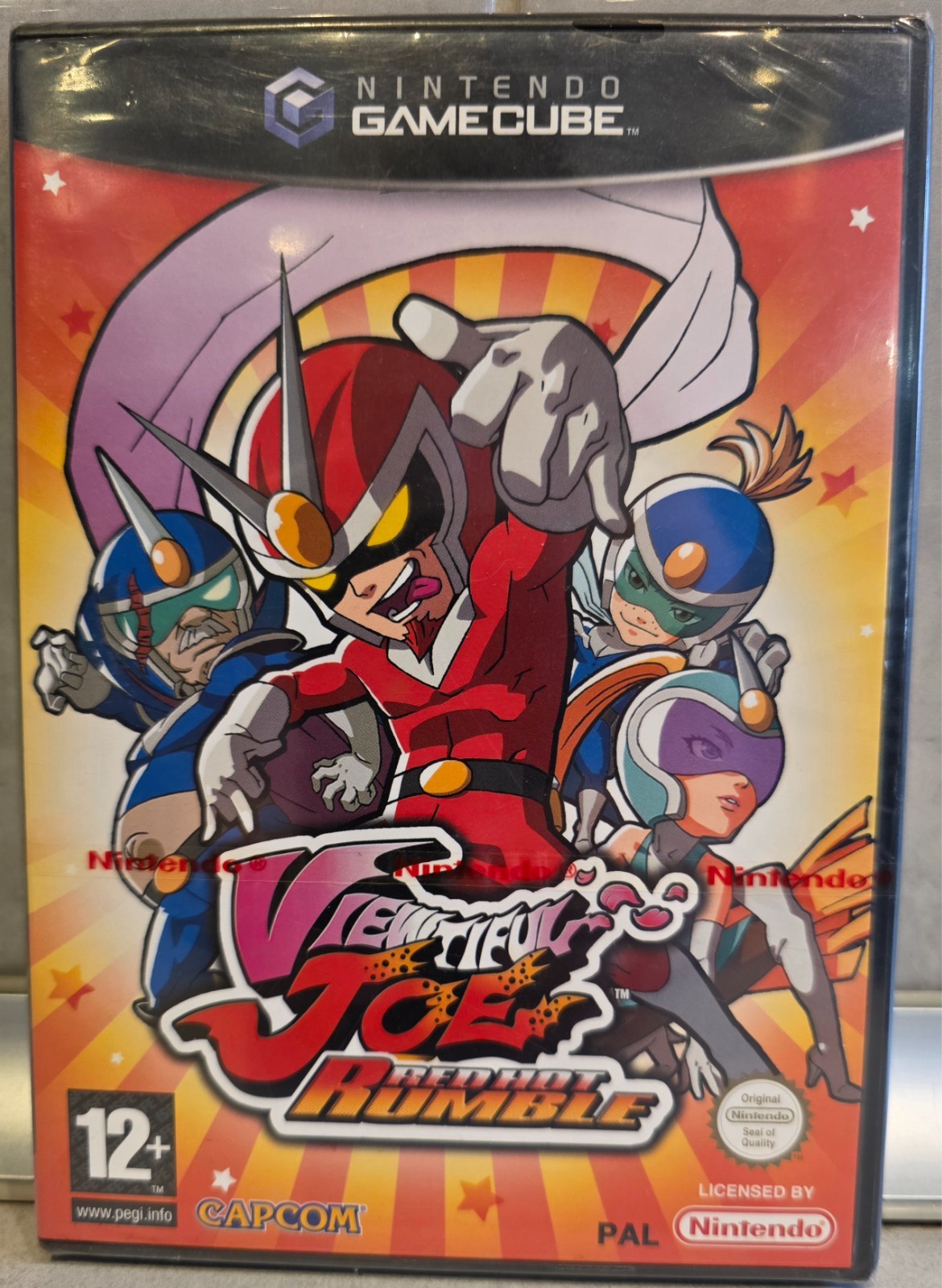 VIEWTIFUL JOE RED HOT RUMBLE NINTENDO GAMECUBE GAME CUBE WII NEUF
