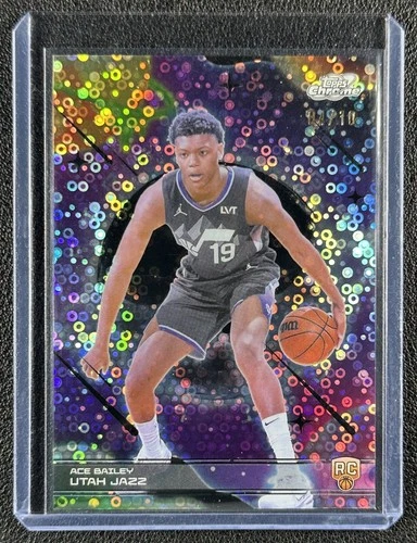 2025 Topps Cosmic Chrome Ace Bailey Black Eclipse Refractor (RAW)