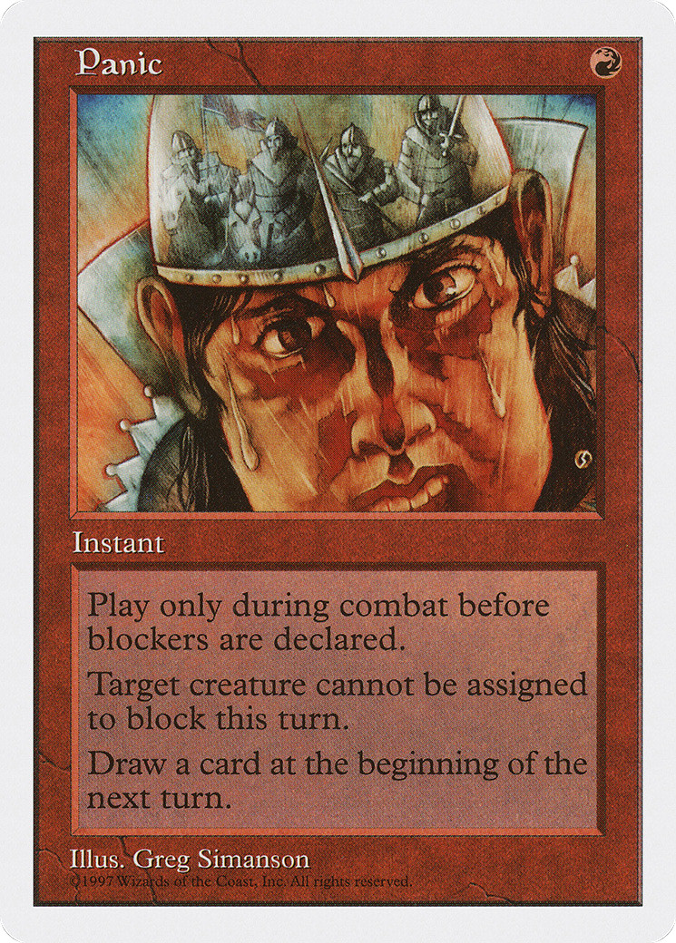 Panic (MP) Fifth Edition 5ED Magic MTG