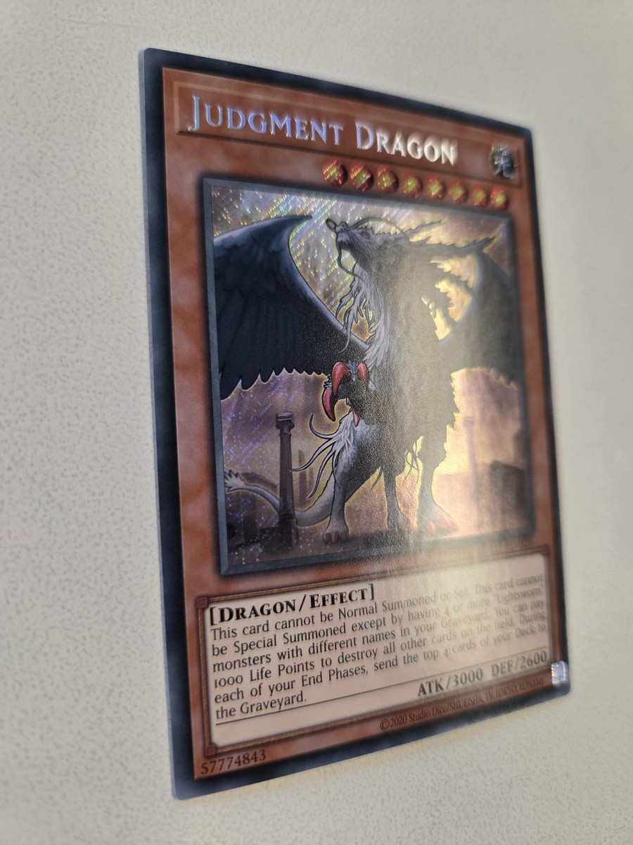 Judgment Dragon LODT-EN026 EURO Print Secret Rare Yugioh Light of