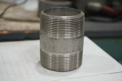 Merit Brass 64810 2X3 Welded Nipple, SCH 80 304SS, TBE, Free Shipping