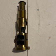 Vintage Brass.Student Microscope With Adjustable Lens ..See photos 