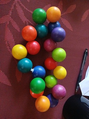 Wooden Molecule Building Balls Set Of 20 Science/Chemistry Learning 