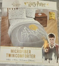 Harry Potter Microfiber Twin Comforter NIP Microfiber Wizarding World Hogwarts