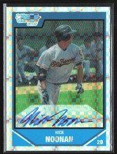 Nick Noonan 2007 Bowman Chrome X-Fractor Auto /225 B #BDPP131 San Francisco