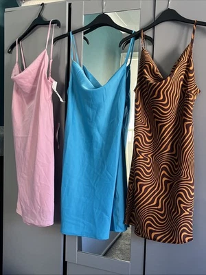Satin Urban Outfitters Mini Slip Dresses All New With Tags All Size SMALL - Image 1 of 4