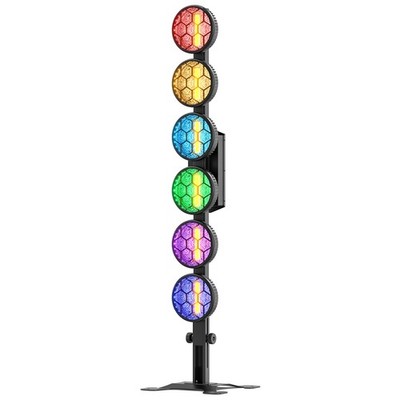 350W 6 LED Vintage-Licht-Bühnenlicht RGB LED Par DMX512 DJ Disco Party Licht DE