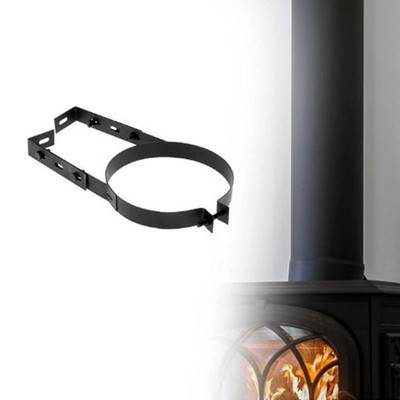 High Strength Chimney Pipe Brackets Portable Fireplaces Flue Liners Clamp