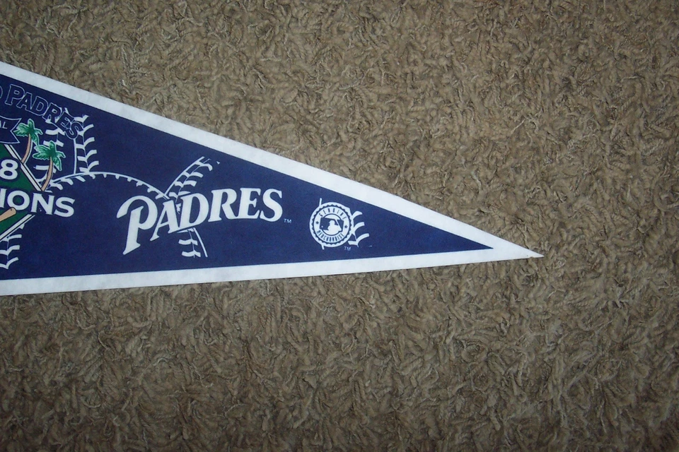 San Diego Padres 1998 National League Champions pennant full size, pristine - Image 3 of 3