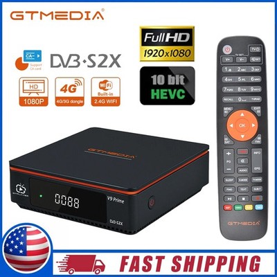 FHD Digital TV Receiver DVB-S/S2/S2X Set Top Box HDMI USB DVR Recording Player