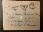 1940 WW2 cover + letter to Stalag IVc Prisoner of war camp Germany Censor mark