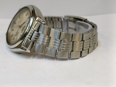VINTAGE SEIKO 5 AUTOMATIC PATINA WHITE DIAL 7S26-8760 JAPAN MEN'S