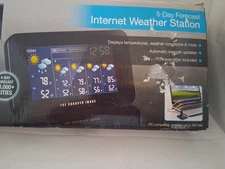 The Sharper Image 5 Day Forecast Internet Weather Station EC-WS115