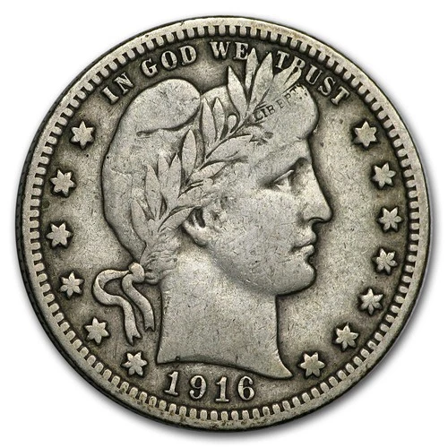 1916 Barber Quarter Fine