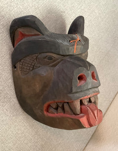 Simon Charlie - Nootka Northwest Coast Wood Mask 