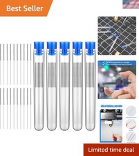 Essential 50-Piece Nozzle Cleaning Set for 3D Printers - 0.4mm Stainless Steel
