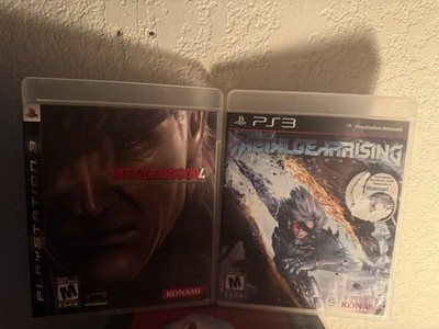 Metal Gear bundle Rising/4 GOTP  PS3 , No Manuals,CD Incl.