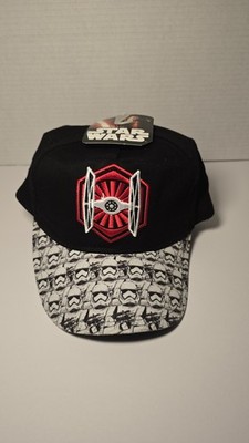 Star Wars First Order Hat Snapback Stormtrooper Brim Adjustable NWT