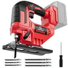 Jigsaw for Milwaukee 18V NO Battery, Cordless Jig Saw Tool, Brushless Motor,