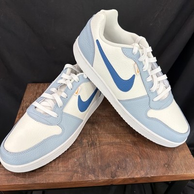 Nike Ebernon Low Premium Men s 10.5 Sail/Star Blue/White HJ3490-141 NEW