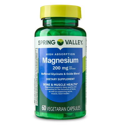 Doctor's Best High Absorption Magnesium 100% Chelated 200 mg 60 Tabs