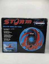 Vintage Storm Deluxe Ride On Tube  1990s  New in Box Rare 56" Ingear Towables