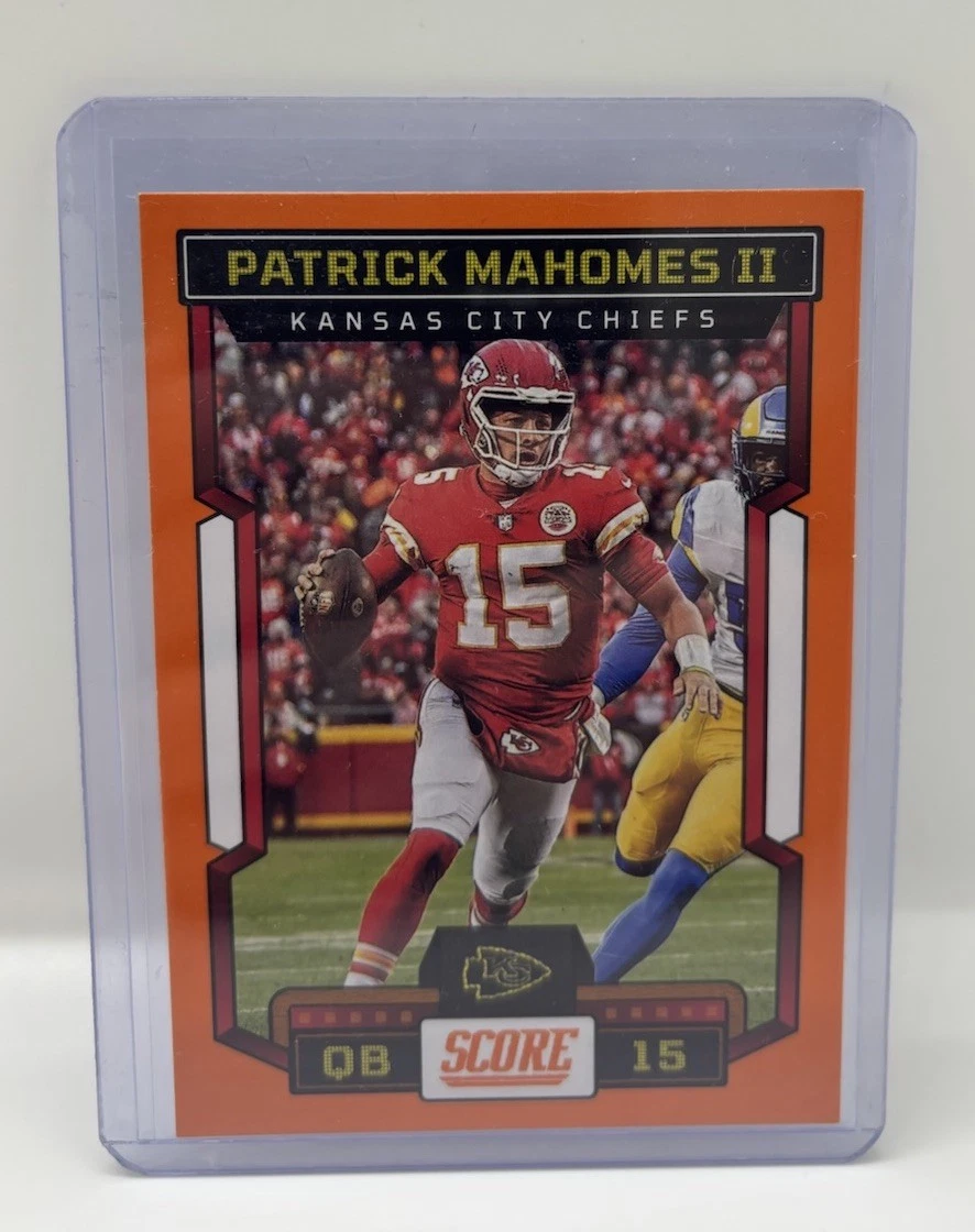 Patrick Mahomes trading card