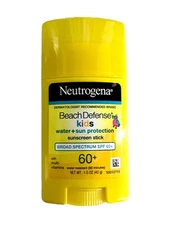 Neutrogena Beach Defense Kids SPF 60+ Sunscreen Stick, 1.5 oz