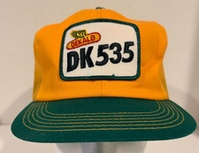 Vintage 1990s K Products DeKalb DK535 Snapback Trucker Hat Farm Ag Seed Corn Cap
