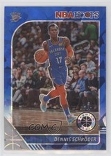 2019 Panini NBA Hoops Premium Stock Blue Cracked Ice Prizm Dennis Schroder 0g4b