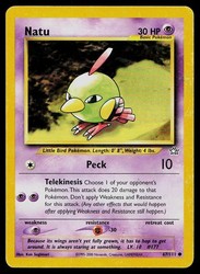 Natu 67/111 Neo Genesis Common Pokémon TCG