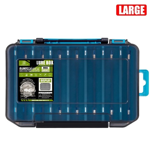 Fishing Tackle Box 14 Compartments Double-Sided Lure Hook Storage Organizer Case - 第 25/26 張圖片