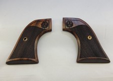 Ruger Wrangler Walnut Grips With Carved Ruger