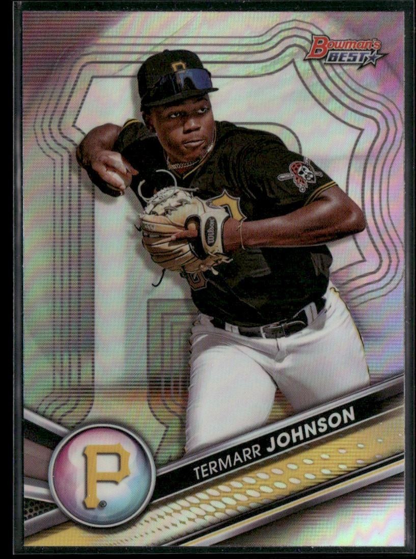Termarr Johnson 2022 Bowman's Best Refractor Pittsburgh Pirates #TP-30